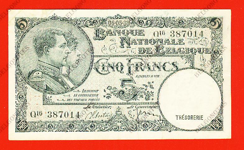 5 Francs Type '1919' *1938*Lot 1902617014