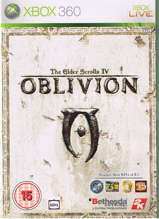 XBOX 360 GAME; The Elder Scrolls IV: Oblivion