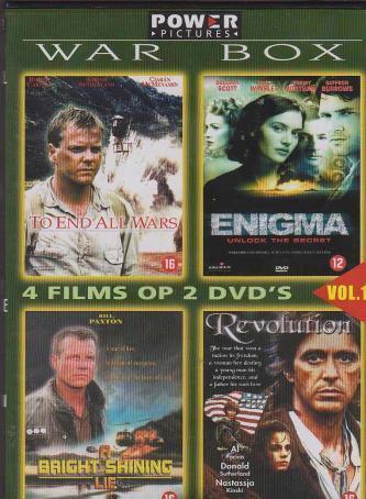 War Box, 4 films op 2 DVD