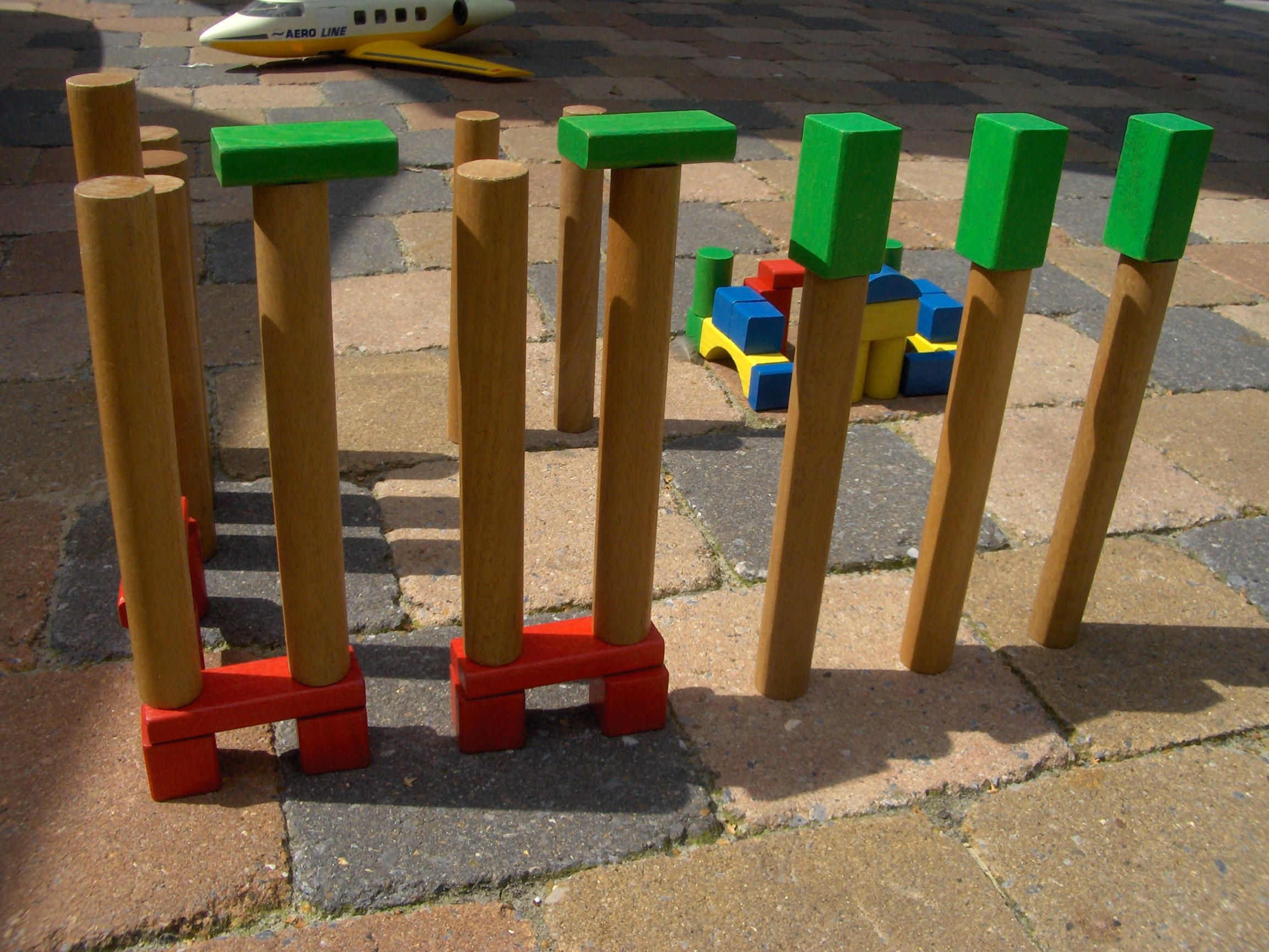 houten blokken