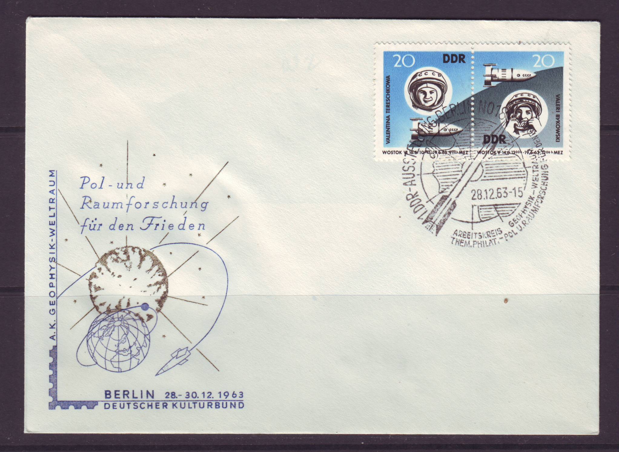 Ruimtevaart FDC65 DDR