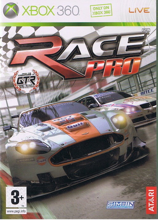 XBOX 360 GAME; Race Pro 
