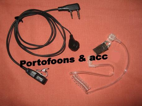 Beveiligingsoortje Kirisun portofoons - security headset