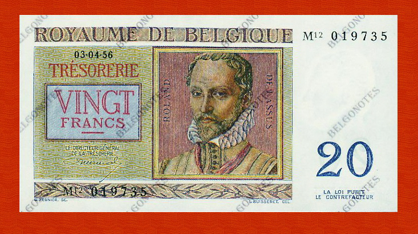 20 Francs Type Regnier **UNC**1956** Lot 1902619735