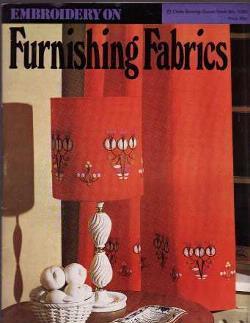 Furnishing Fabrics, embroidery on