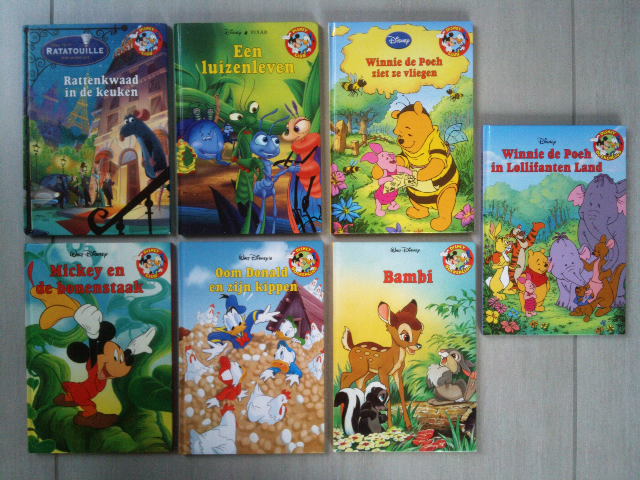 Lot kinderboeken Disney Club - NL - nieuw