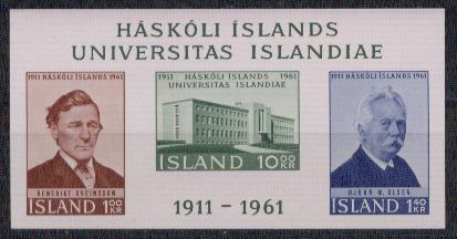 Ysland yvertnrs: blok 3  postfris