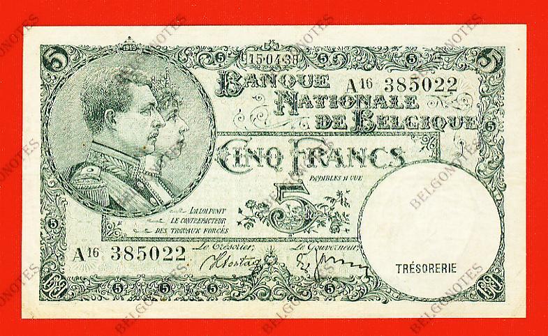 5 Francs Type '1919' *1938*Lot 1902615022