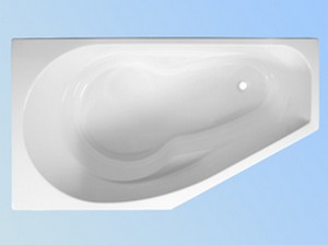 ESV-XW09_1600(L) Bad zonder systeem. links. 1600x900mm