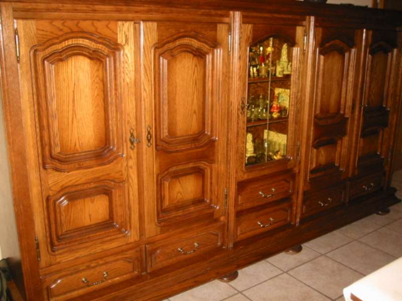 Eetkamer (eikenhout met volledig massief front)