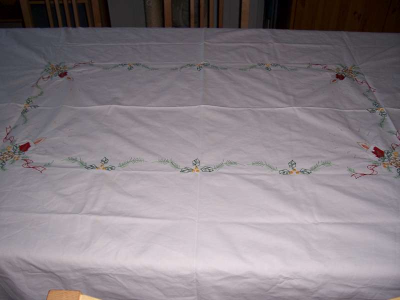 tafelkleed kerstmotief