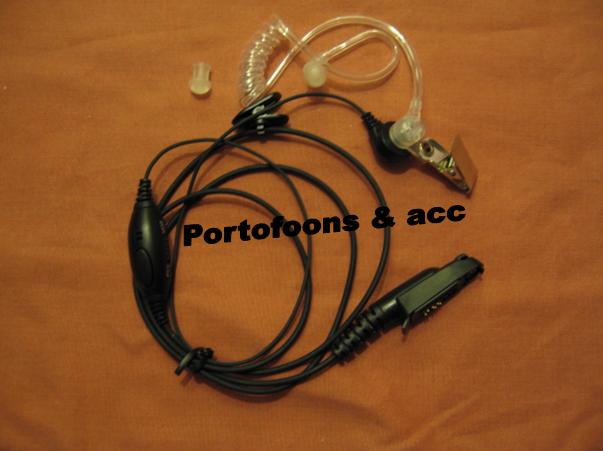 Beveiligingsoortje Motorola portofoon GP344 GP388 GP688 