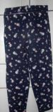 Foto 1 van Donkerblauwe bedrukte legging (6 jaar)