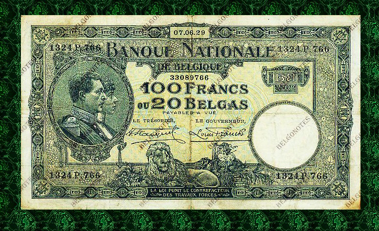 100 Francs Type Nat. reeks 1929*Lot 1902619766