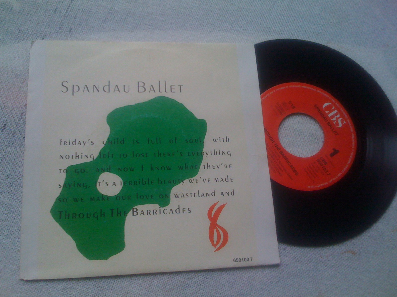 SPANDAU BALLET Through the barricades