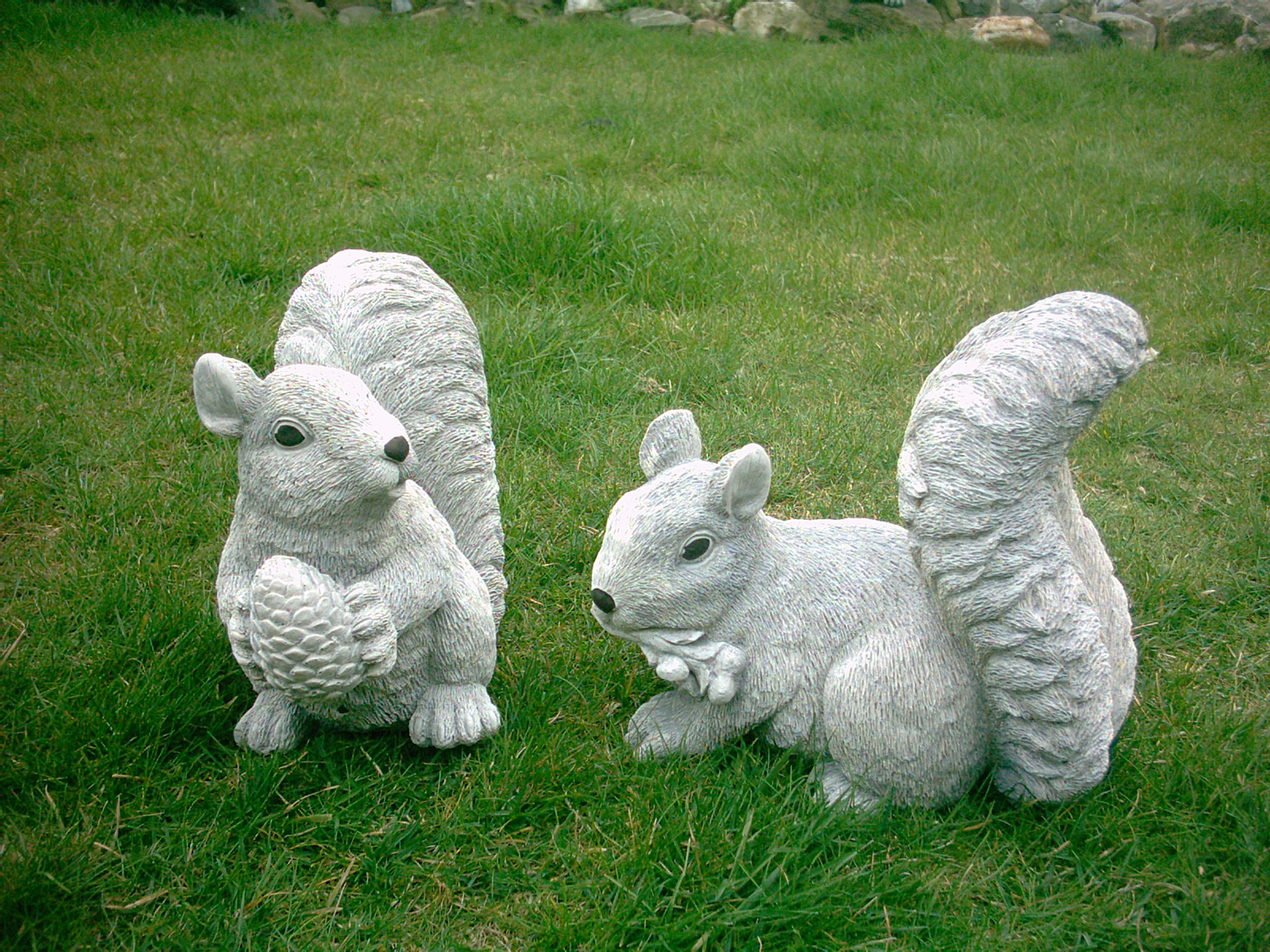 Tuinbeelden Set van 2 eekhoorns 