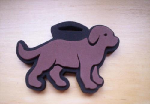" TOP " Groot stempelkussen HOND
