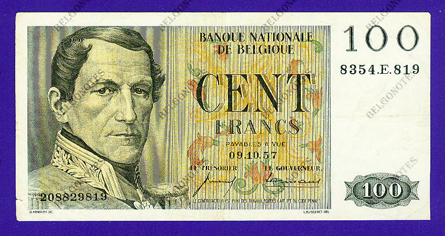 100 Francs Type Eeuwfeest*1957*Lot 1902619819