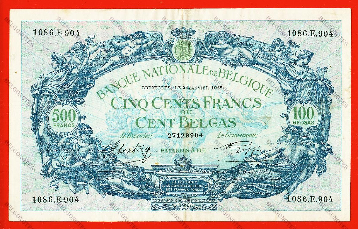500 Francs Type '1887' 1942 * Lot 1902619904
