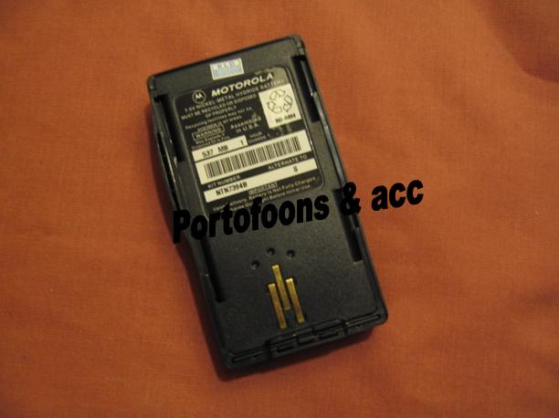 Motorola NTN7394B Visar batterij - accu 