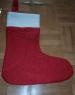 Foto 1 van kerstlaars rood