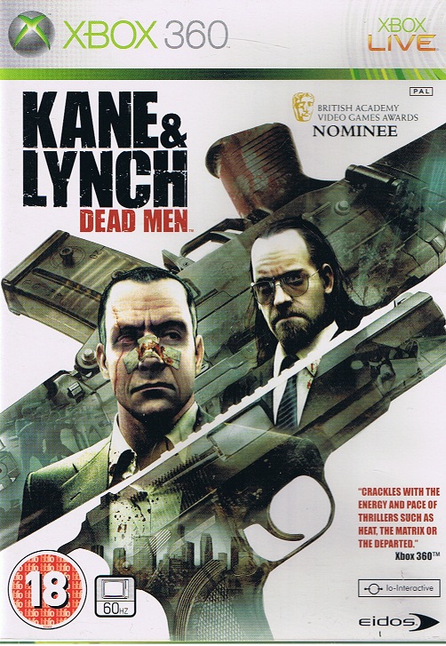 XBOX 360 GAME; Kane & Lynch: Dead Men