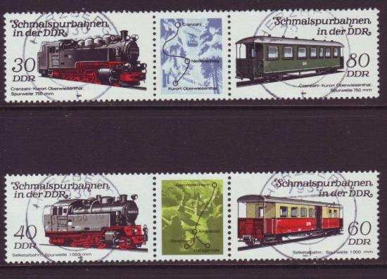 Duitsland DDR nrs.2499A en 2500A 