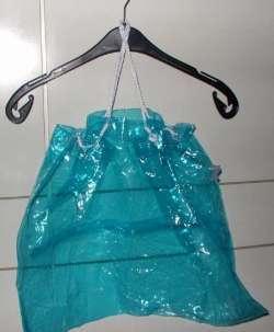 Opblaasbare plastieke tas
