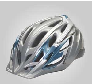 giro rift helm zilver ijsblauw