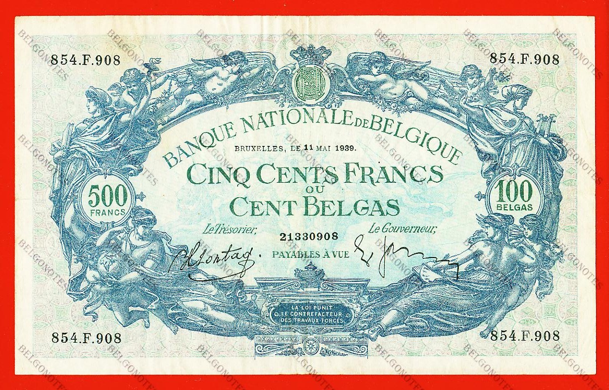 500 Francs Type '1887' 1939 * Lot 1902610908