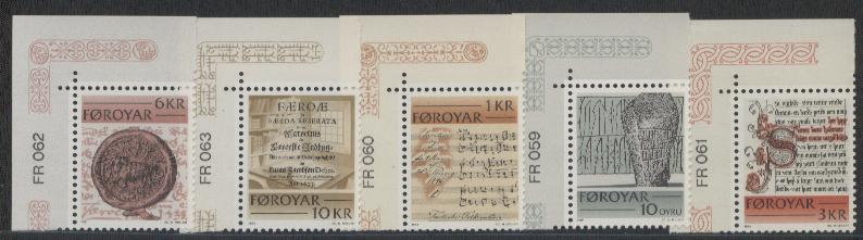 foroyar yvertnrs: 59/63  postfris