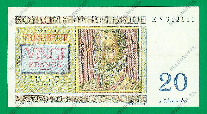20 Francs type Regnier*03-04-1956*Lot 1902612141