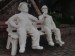 Foto 1 van Tuinbeelden Dikke en de dunne op bank 