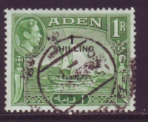 Aden gestempeld nr. 43 