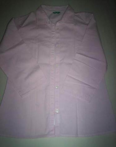 Roze blousje van Benetton maat 152