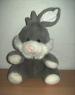 Foto 1 van grijs knuffelkonijntje