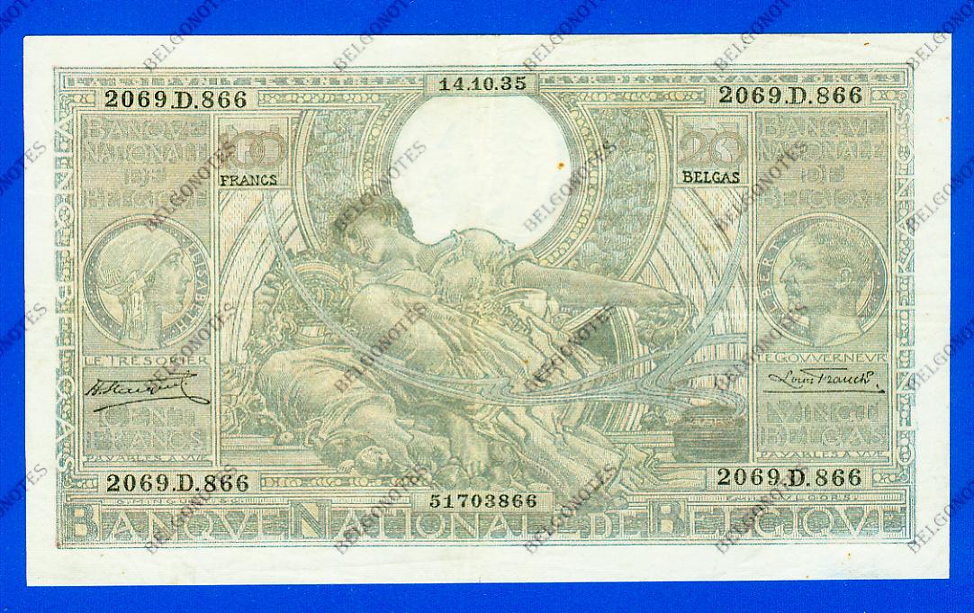 100 Francs Type Vloors 1935*Lot 1902613866