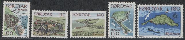 foroyar yvertnrs: 25/29  postfris