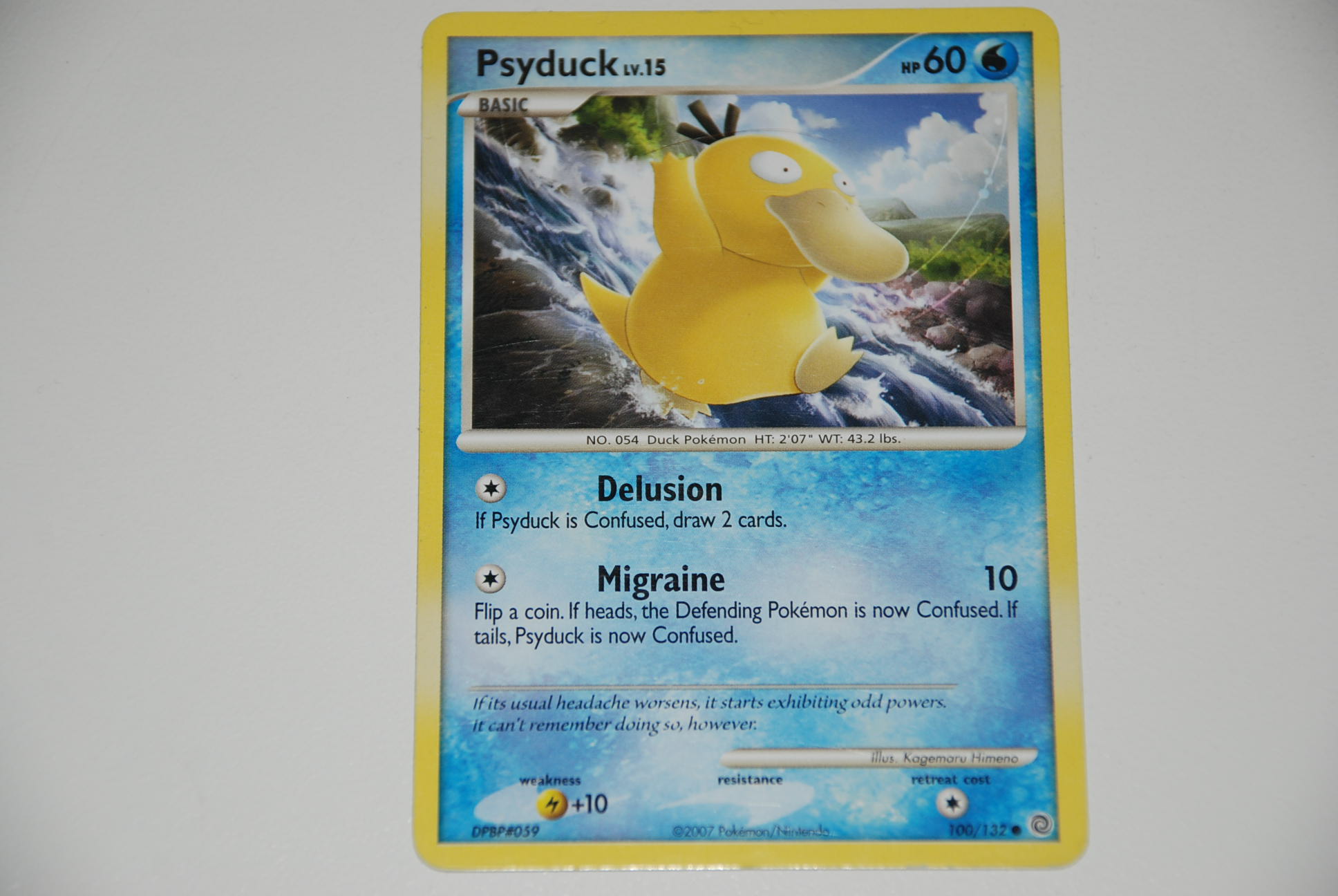 pokemon kaart psyduck lv 15