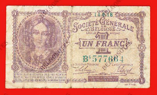1 Franc Société Générale 1918 *Lot 1902617664