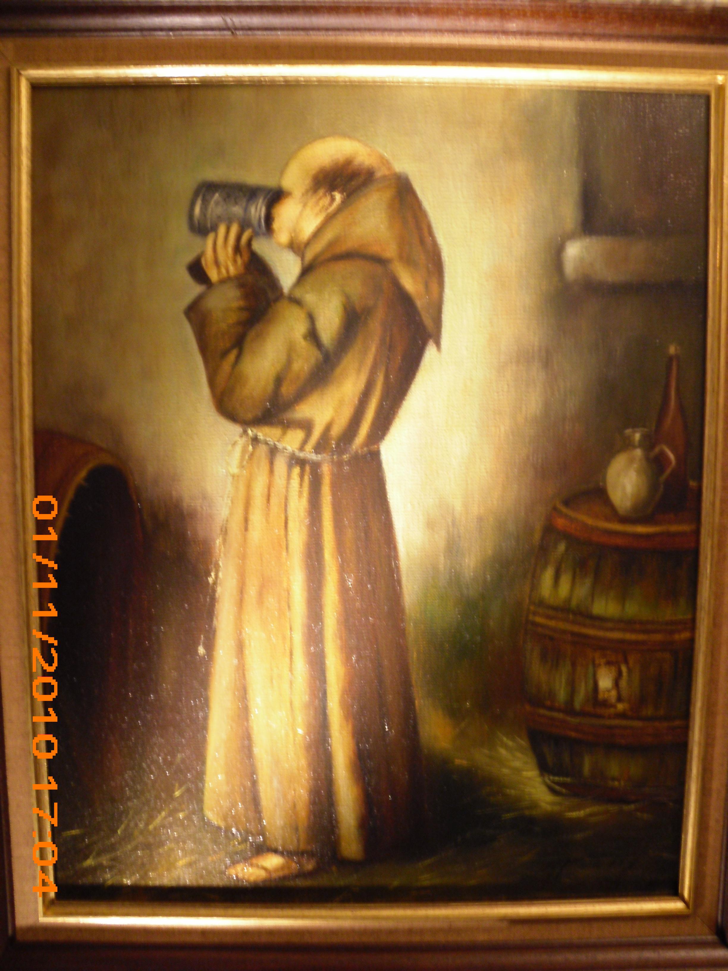 Schilderij met pater