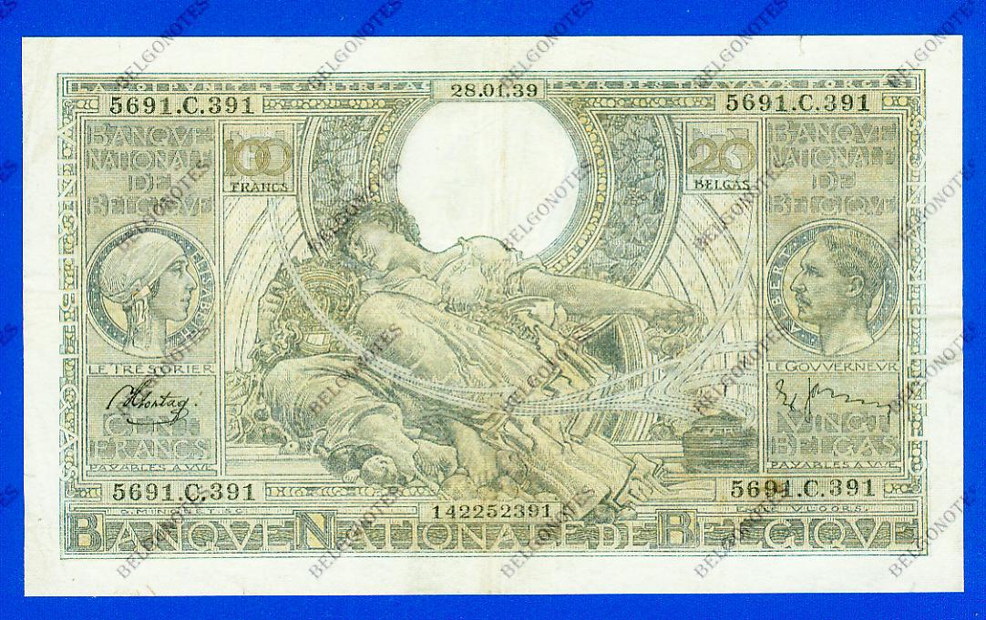 100 Francs Type Vloors 1939 * Lot 1902612391