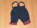 Foto 1 van Lief donkerblauw broekje met bretellen  m68