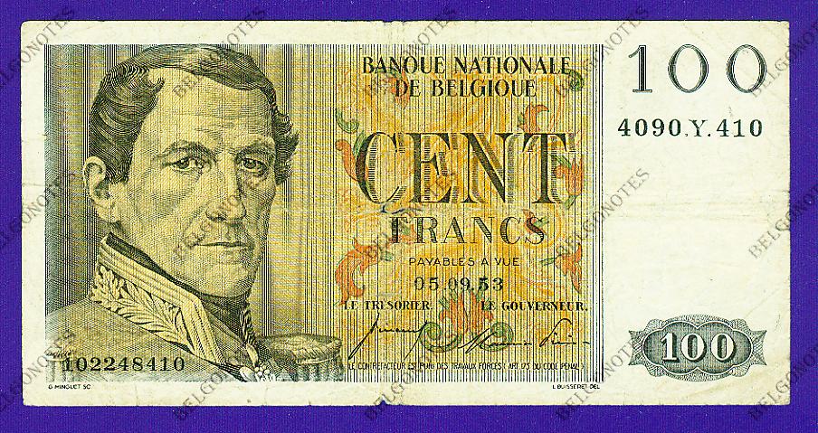 100 Francs Type Eeuwfeest*1953*Lot 1902618410