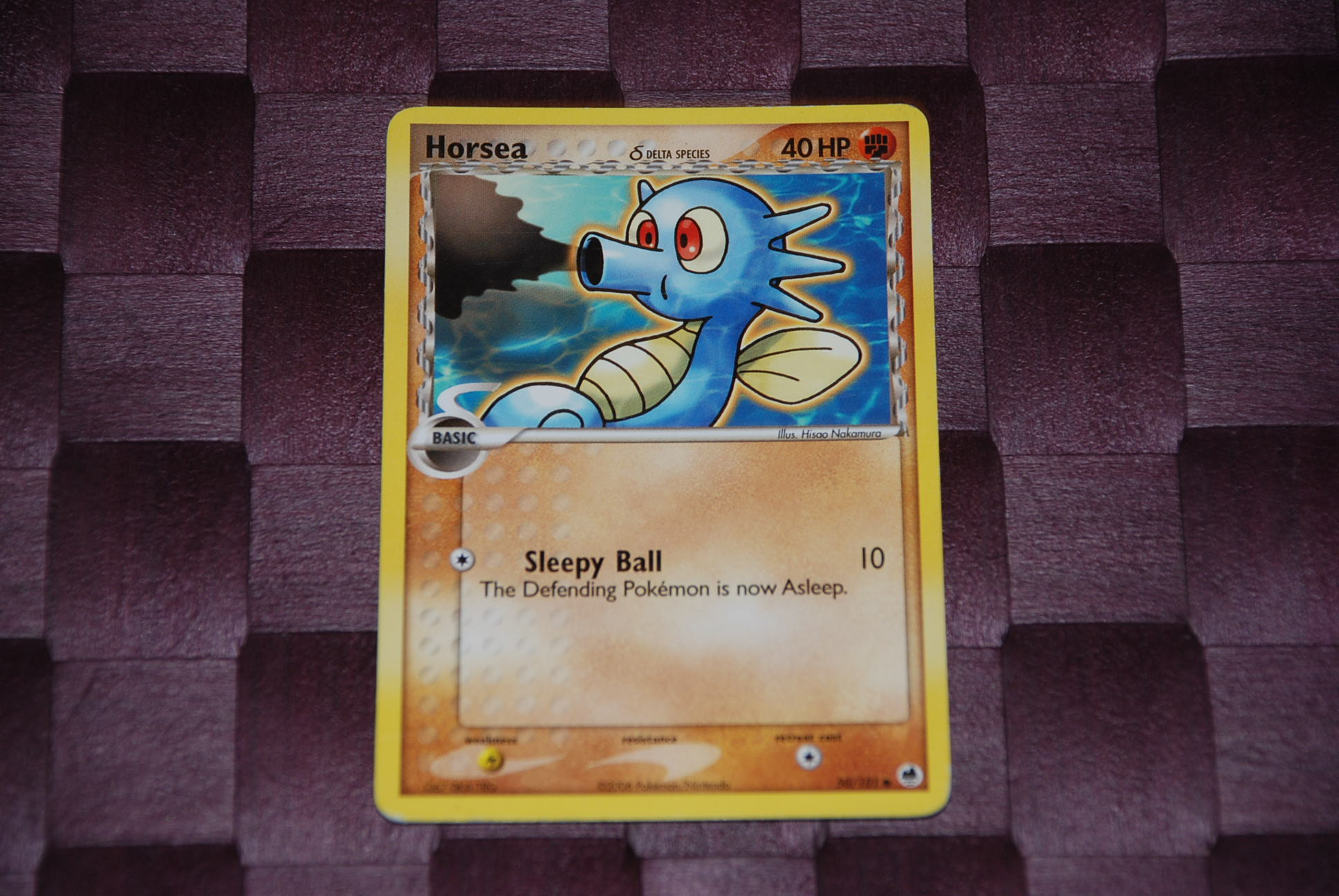 pokemon kaart horsea