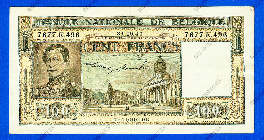 100 Francs Type Dynastie*1949*Lot 1902619496