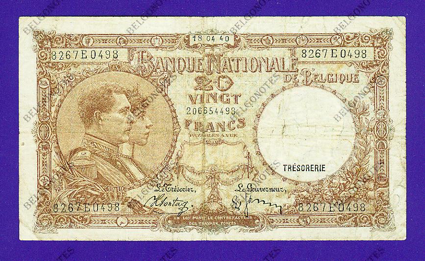 20 Francs Type '1919' *1940*Lot 1902610498