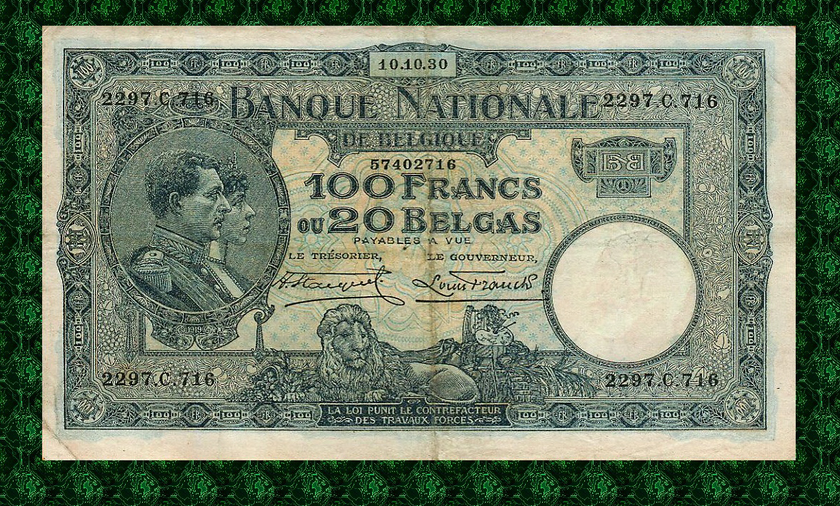 100 Francs Type Nat. reeks 1930*Lot 1902612716