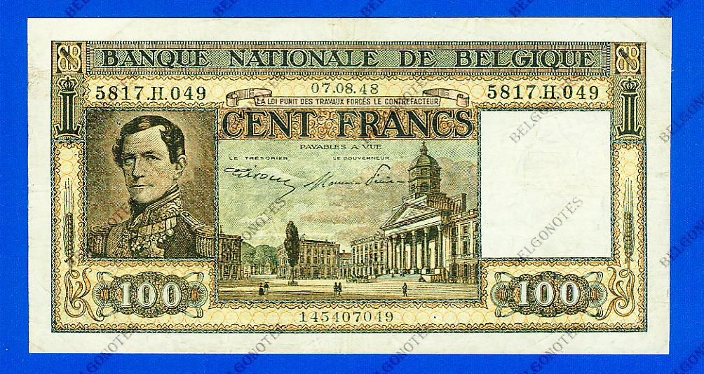 100 Francs Type Dynastie*1948*Lot 1902617049