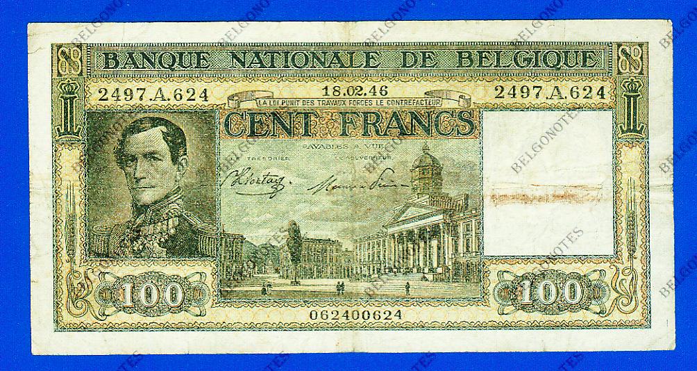 100 Francs Type Dynastie*1946*Lot 1902610624